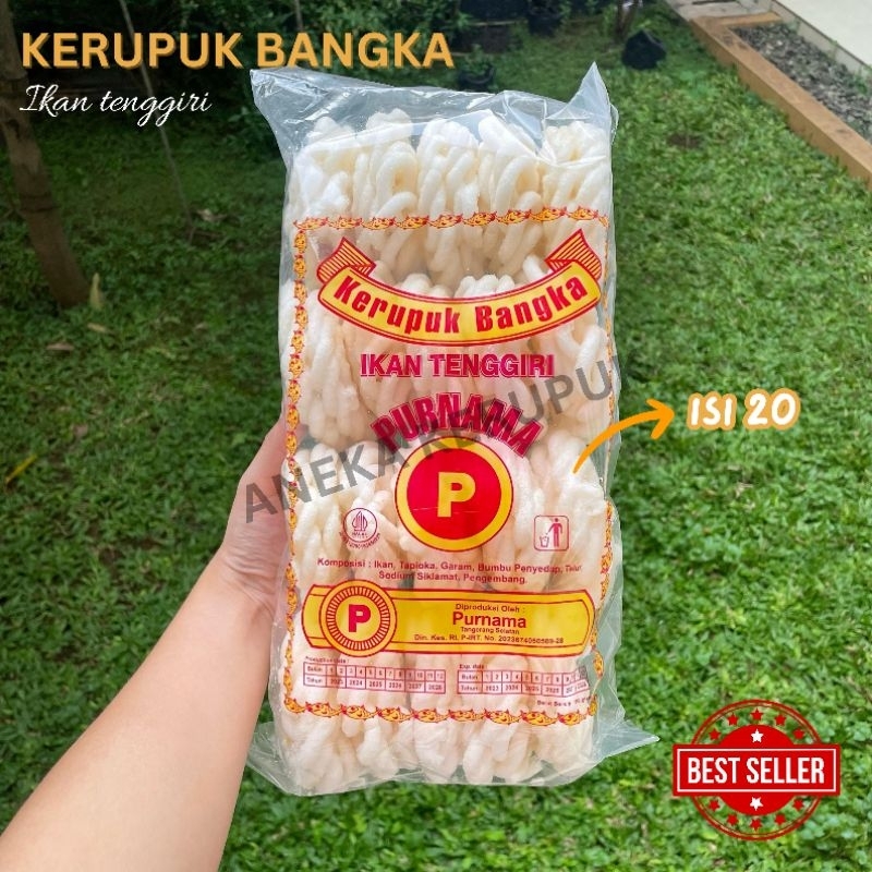 

Kerupuk Bangka Ikan Tenggiri Purnama isi 20