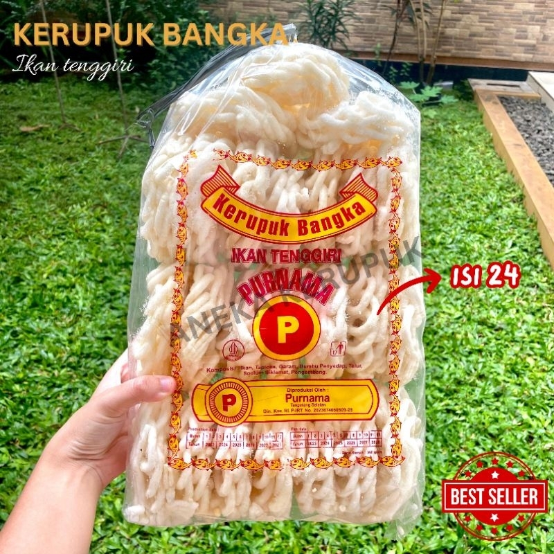 

Kerupuk Bangka Ikan Tenggiri Purnama isi 24