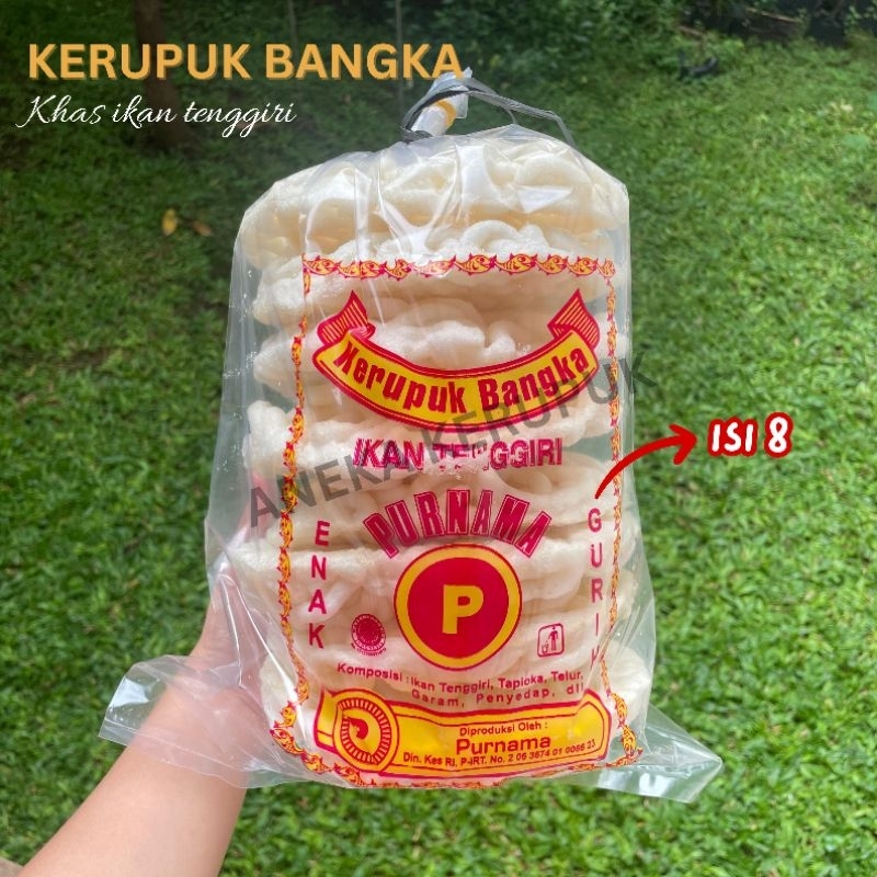 

Kerupuk Bangka Ikan Tenggiri Purnama isi 8