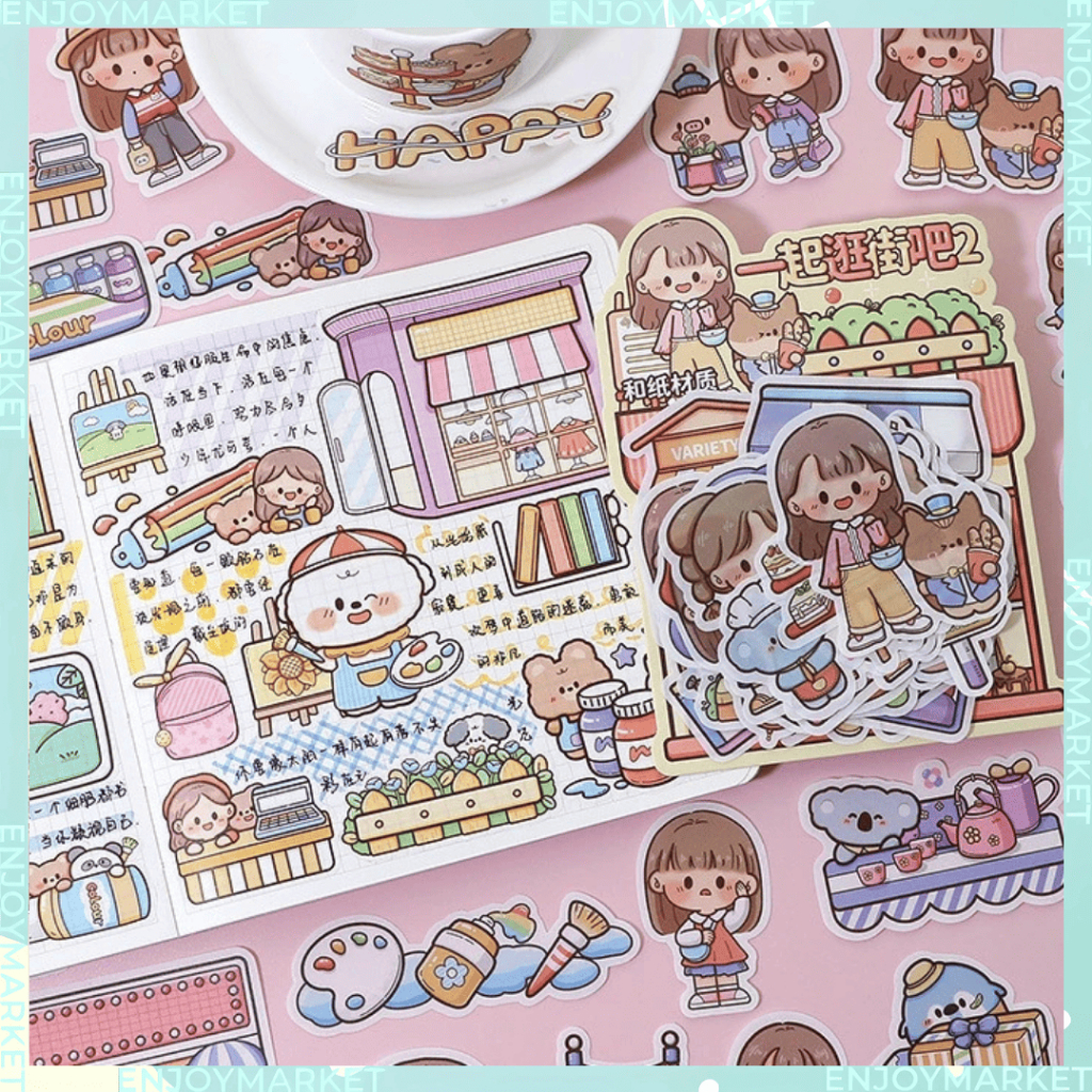 

Stiker Aesthetic DIY Buku Jurnal Edisi Shopping 40 Lembar TLD74