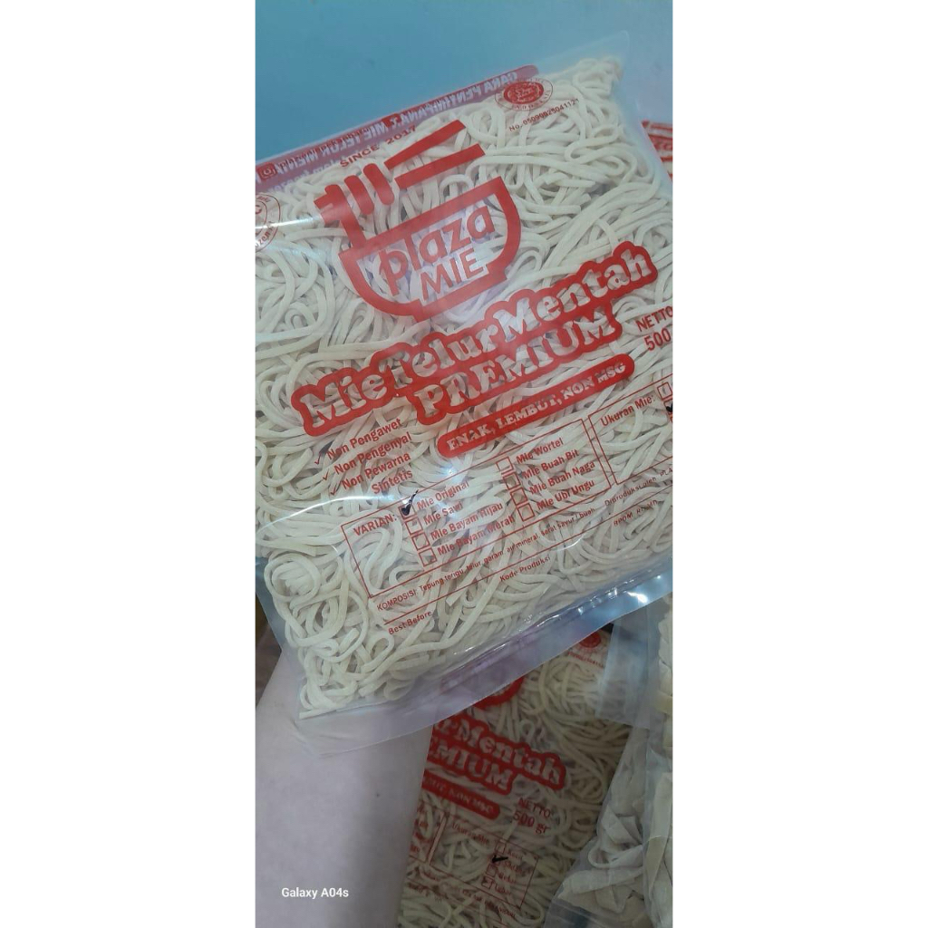 

Mie pipih plaza mie 500 gr