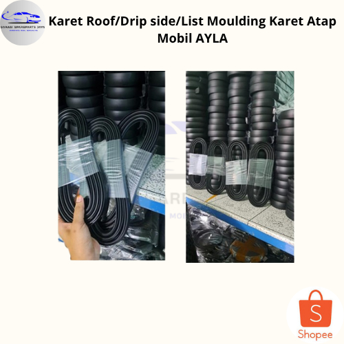 Karet Roof/Drip side/List Moulding Karet Atap Mobil AYLA
