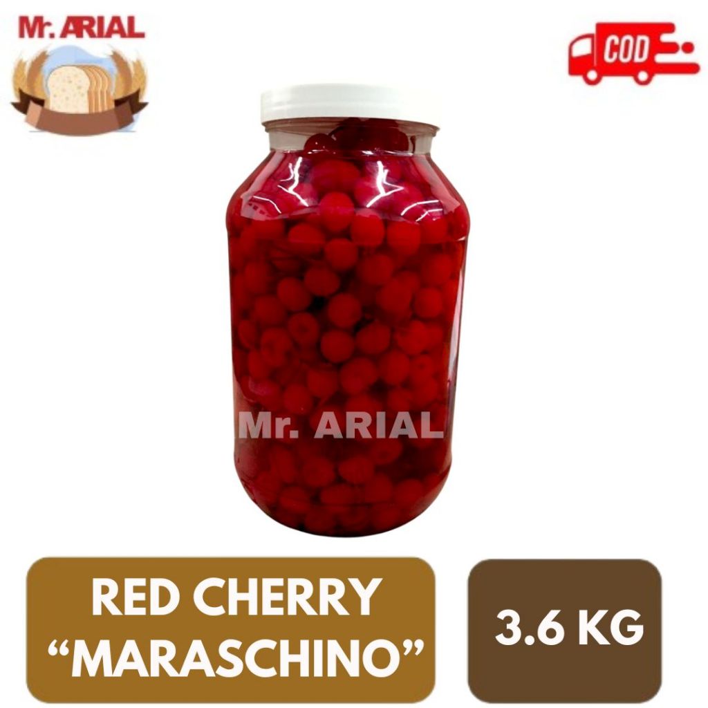 

RED CHERRY "MARASCHINO" (TANGKAI) @3,6KG/ Cherry Tangkai
