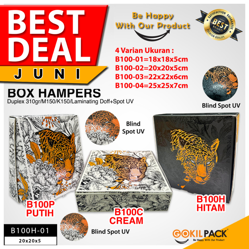 

Box Hampers - Dus Packaging Baju - Kotak Kado - Souvenir - B100