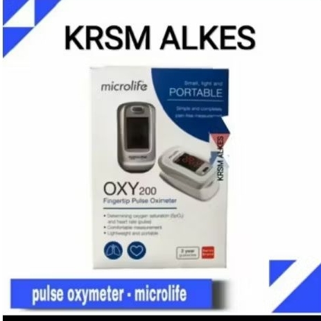 Pulse Oximeter Fingertrip, Asli Microlife
