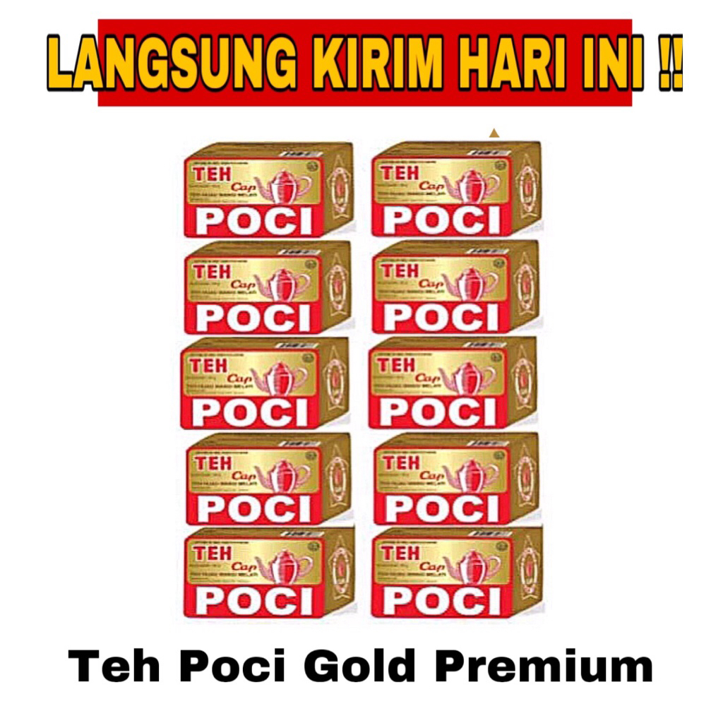 

Teh Poci Gold Premium 40gr x 10 Usaha Es Teh solo