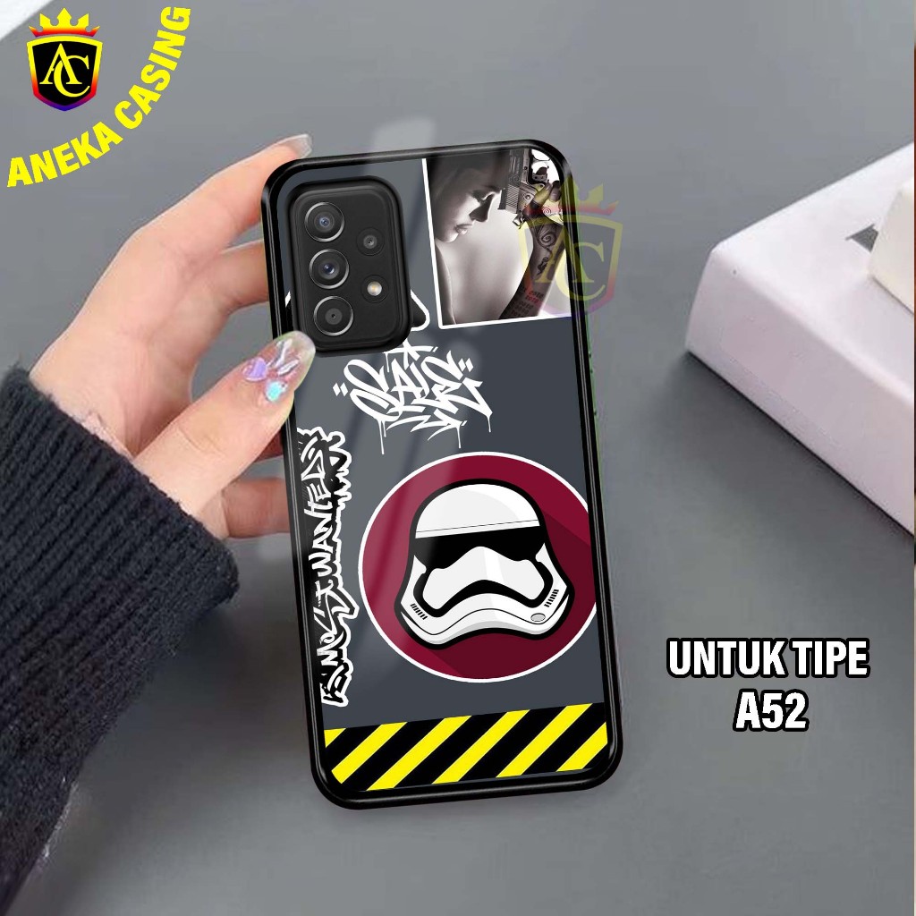 Case  SAMSUNG A52 Hardcase Glossy casing Hp SAMSUNG A52 Terbaru [Motif - MOTIF 32] - Aneka Case Meng