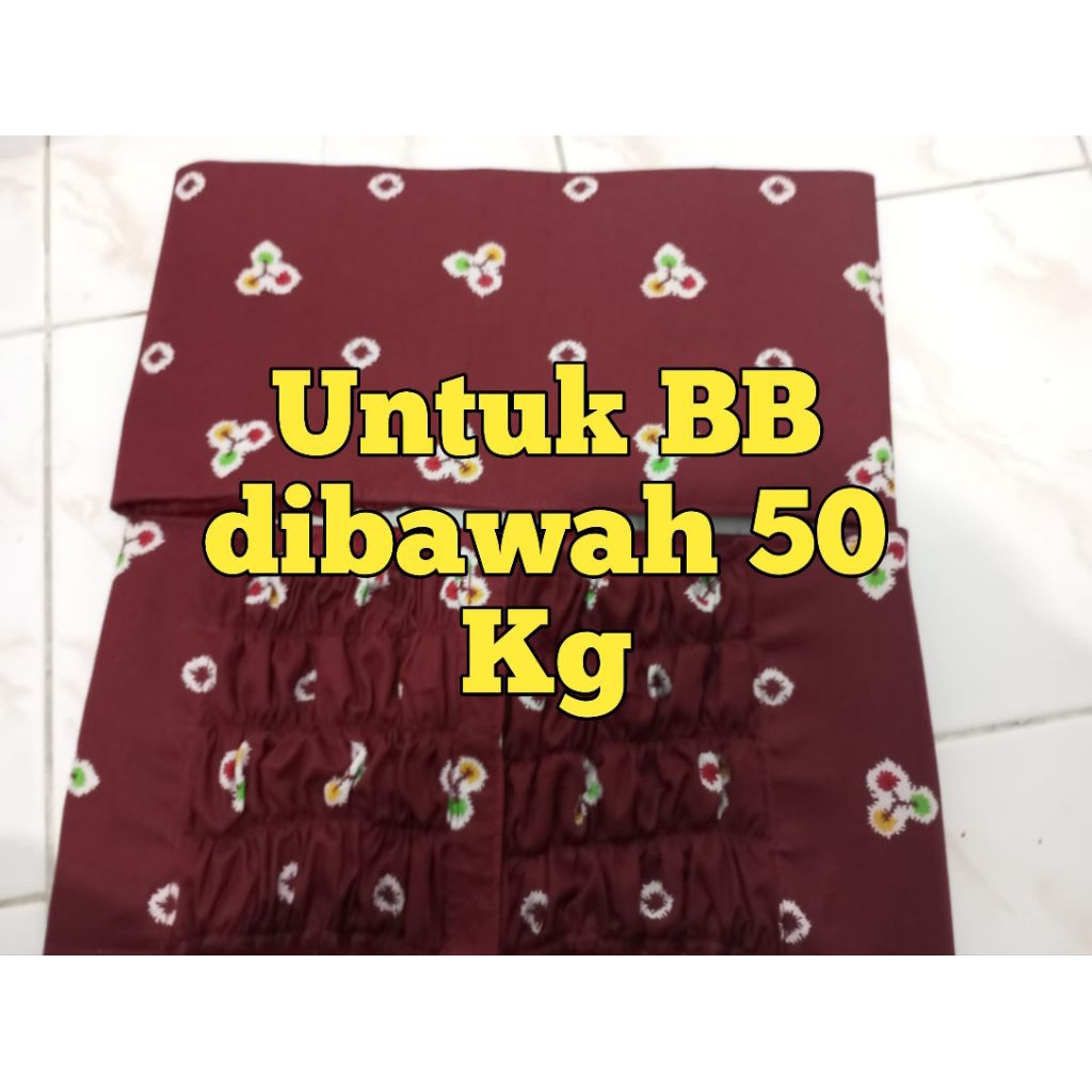 Angkin jumputan instan / kemben kebaya karet untuk BB dibawah 50 kg