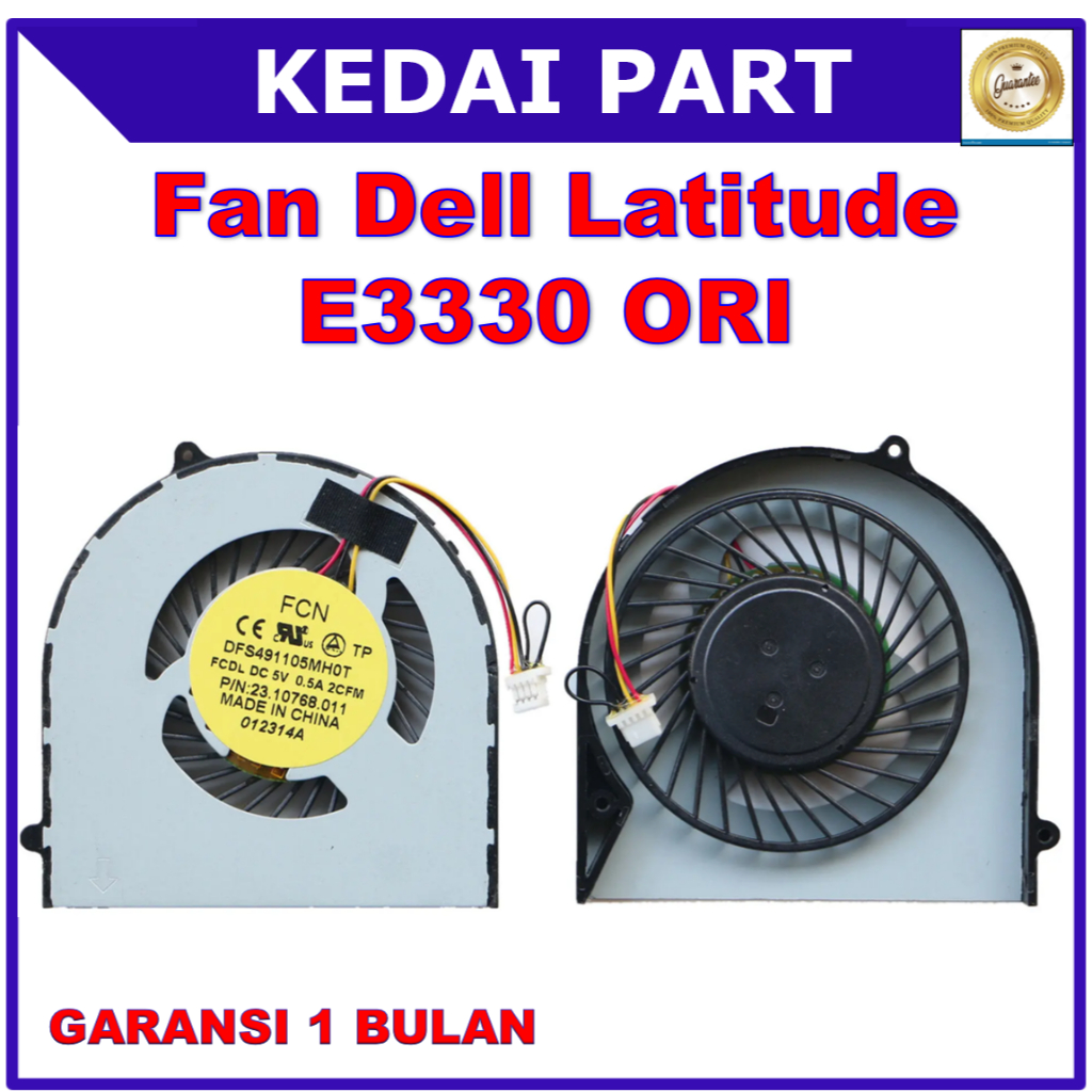 Kipas Fan Dell Latitude E3330 3330 02P18C 2P18C KDB0 ORI
