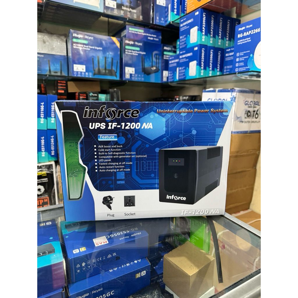 UPS INFORCE IF-1200NA - Stabilisasi Listrik dan Proteksi Perangkat Anda
