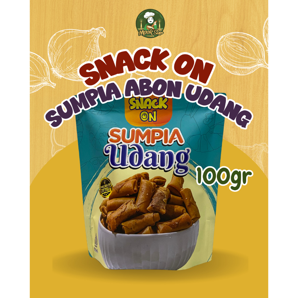 

Snack On Sumpia Abon udang 100gr