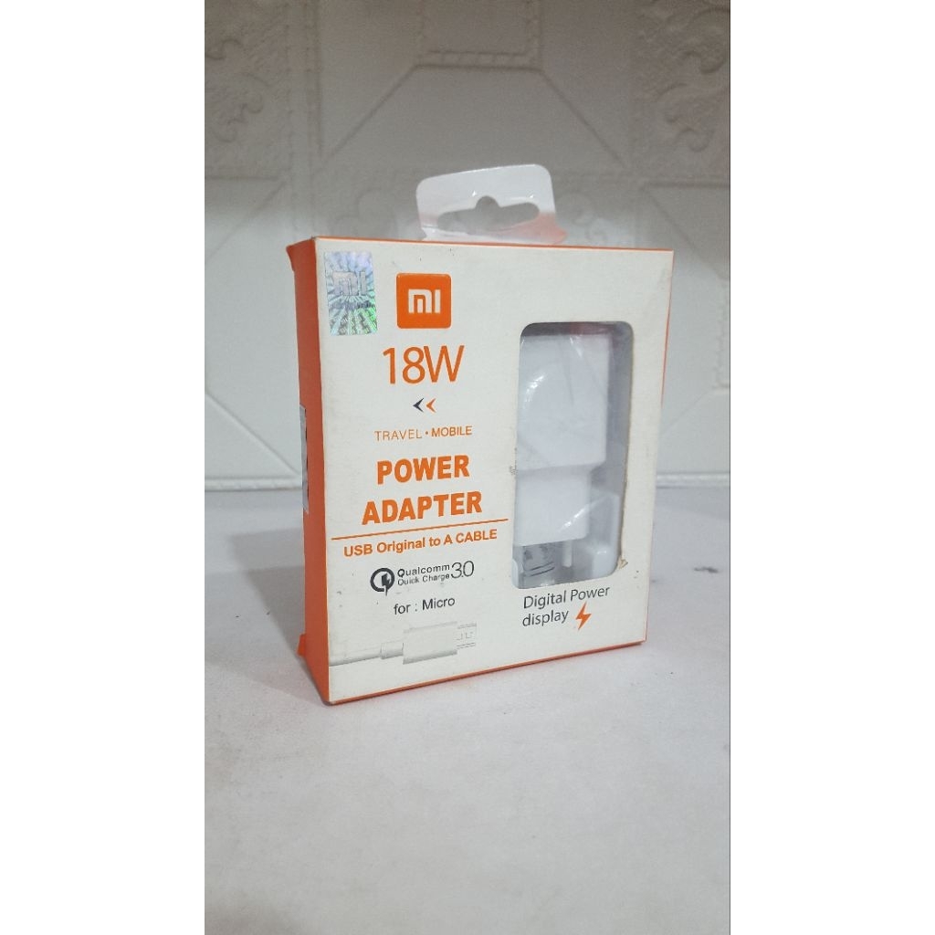 Travel Charger Xiaomi ORI 18W Micro