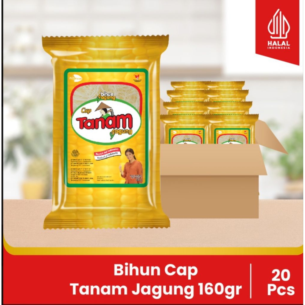 

Bihun Cap Tanam Jagung - 1 Bal - 20 Pcs - 160gr