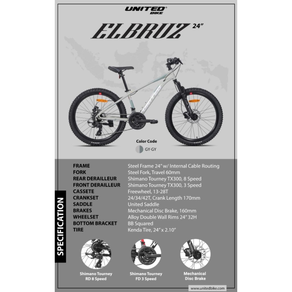 SEPEDA GUNUNG GENIO/ MTB GENIO/UNITED