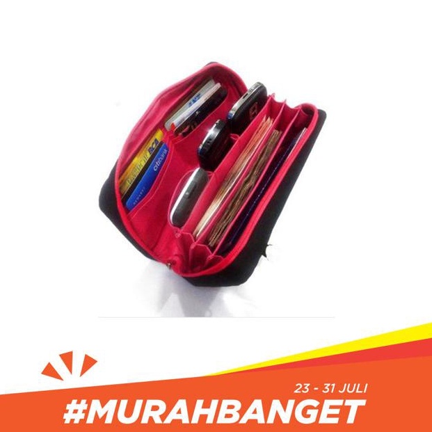 KODE O49W Bank Book Organizer Tas untuk membawa buku bank dompet HP Token dll BBO