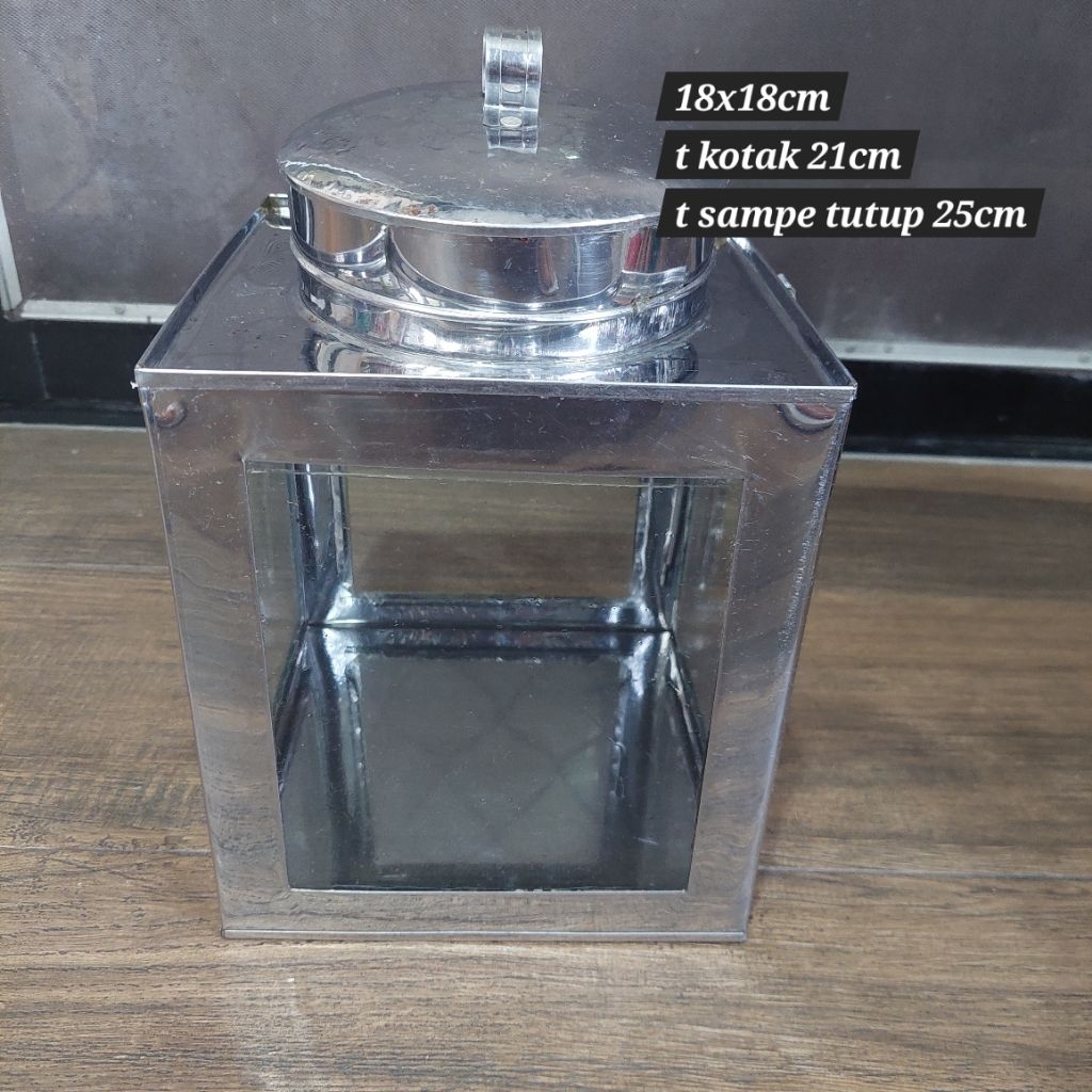 KALENG KRUPUK TOPLES KERUPUK STAINLESS KACA KUALITAS PREMIUM TEBALSTAINLESS TEBAL DAN KUAT BUKAN KAL