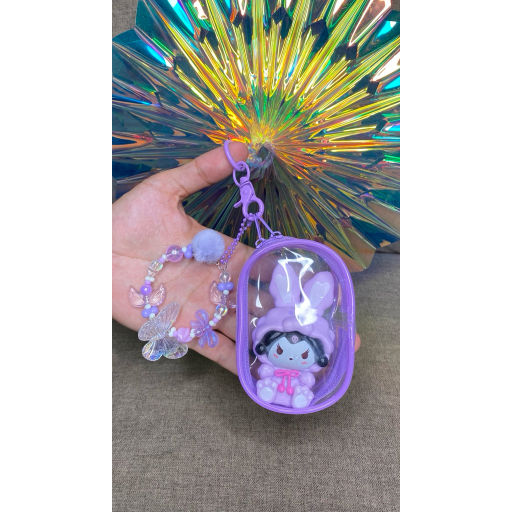 KeyChain - Kuromi In The Pouch