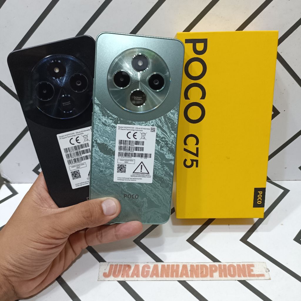 POCO C75 8/256GB 6/128GB HP BEKAS SECOND FULLSET