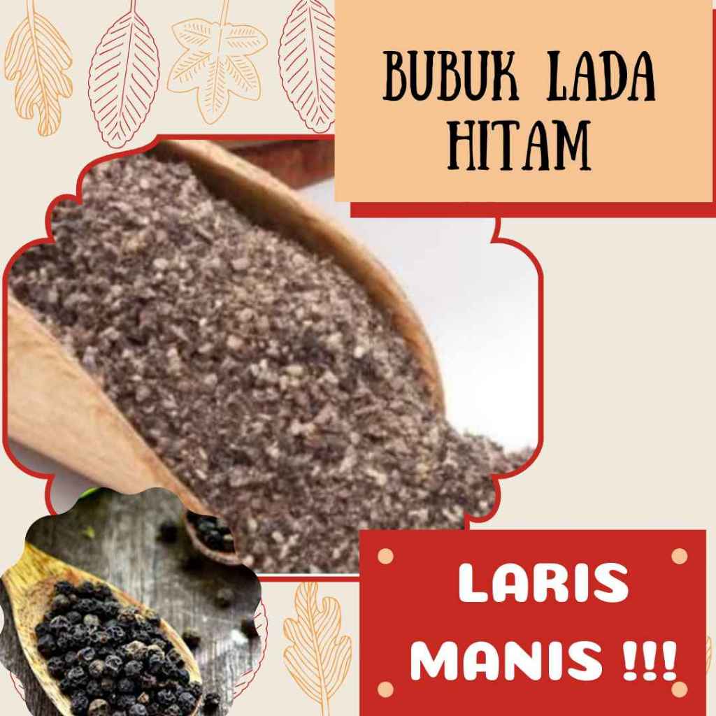

Bubuk Lada Hitam 1Kg Kiloan Original tanpa campuran murni bumbu instan halus murah halal