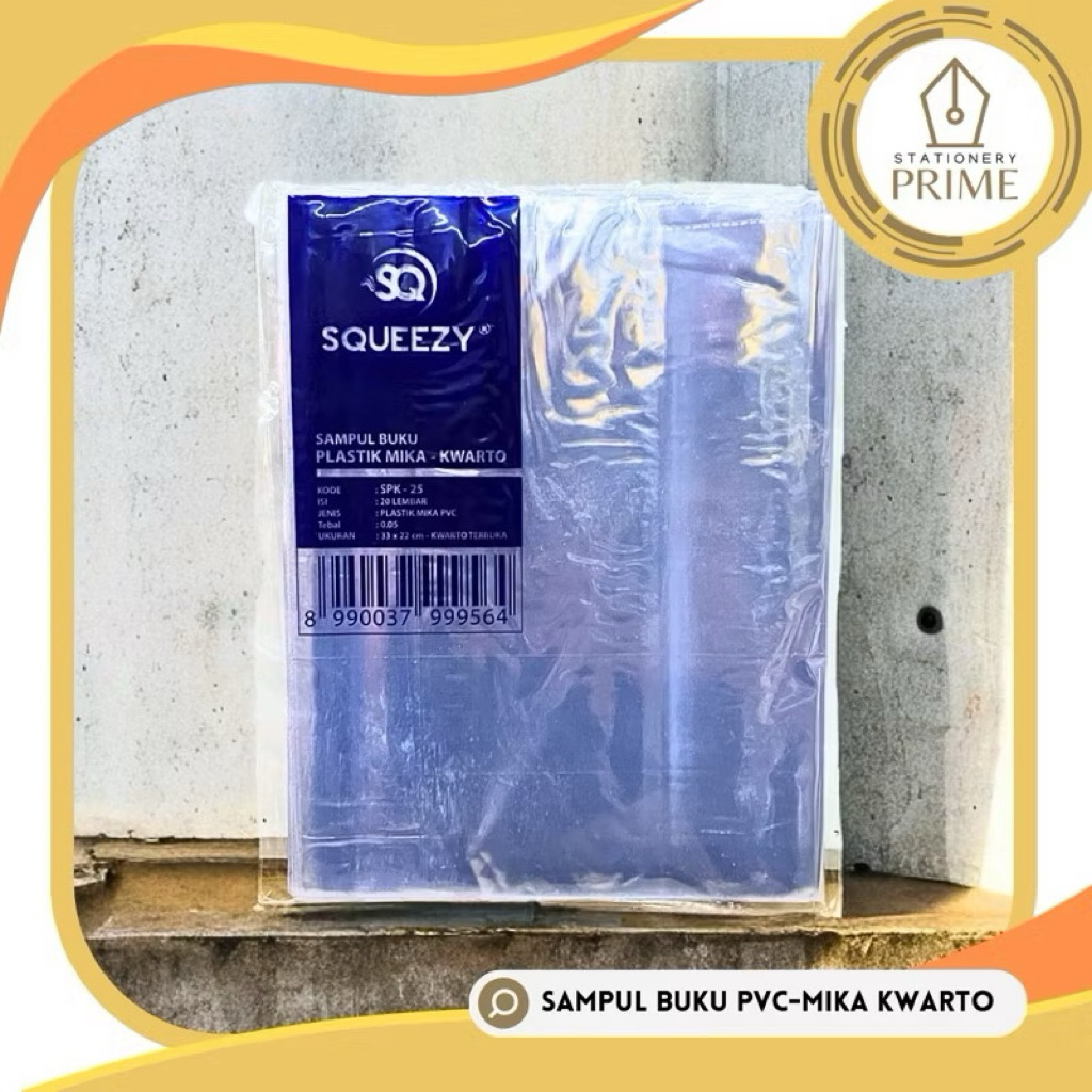 

Sampul Buku PVC Mika / Plastik Tebal Ukuran Kwarto ( 20 Lembar )