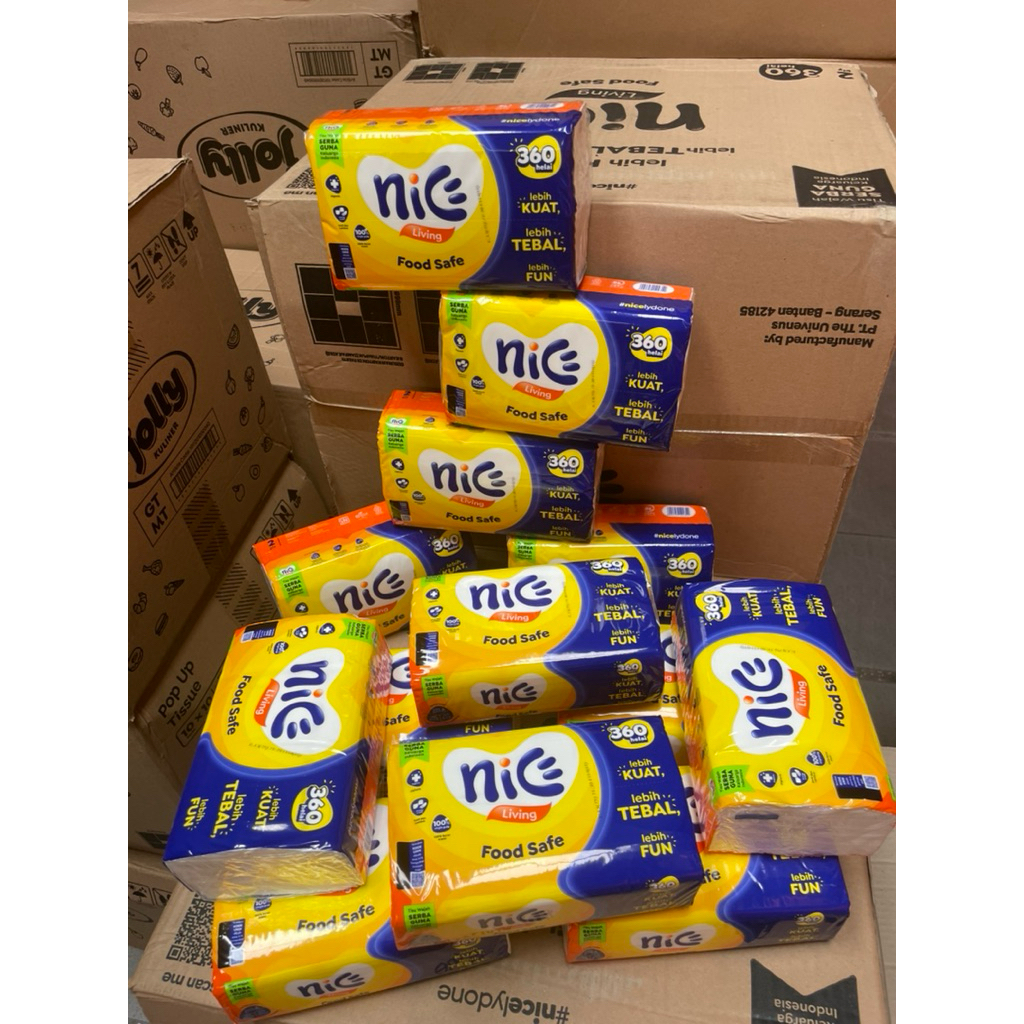 TISU NICE 360 Helai 1 DUS Tisu Facial Tissue nice Termurah Terlaris Ready Stock