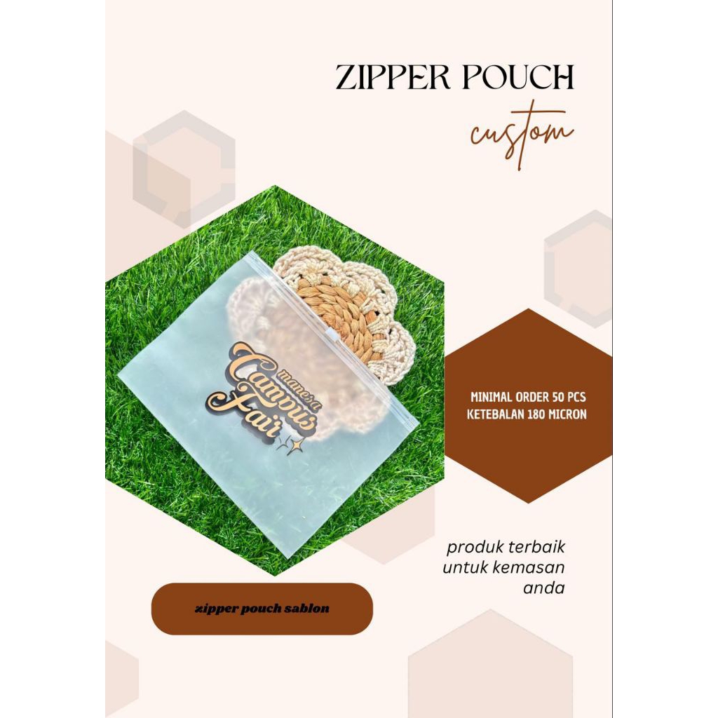 

sablon ziplock kemasan hijab