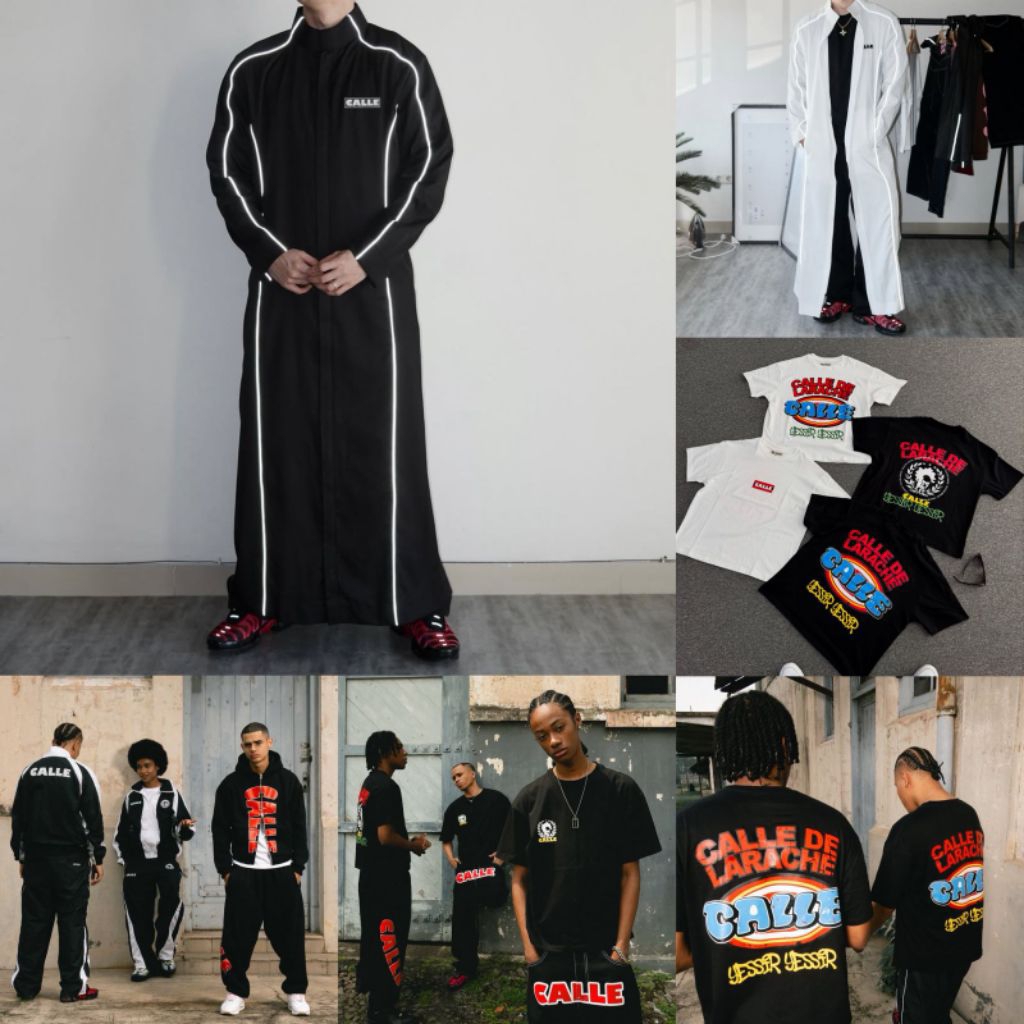 IK CDL "CALLE" DE LARACHE ZIP HOODIE/PANTS/TSHIRT/CROPTOP/GAMIS/JEANS - CALLE DE LARACHE