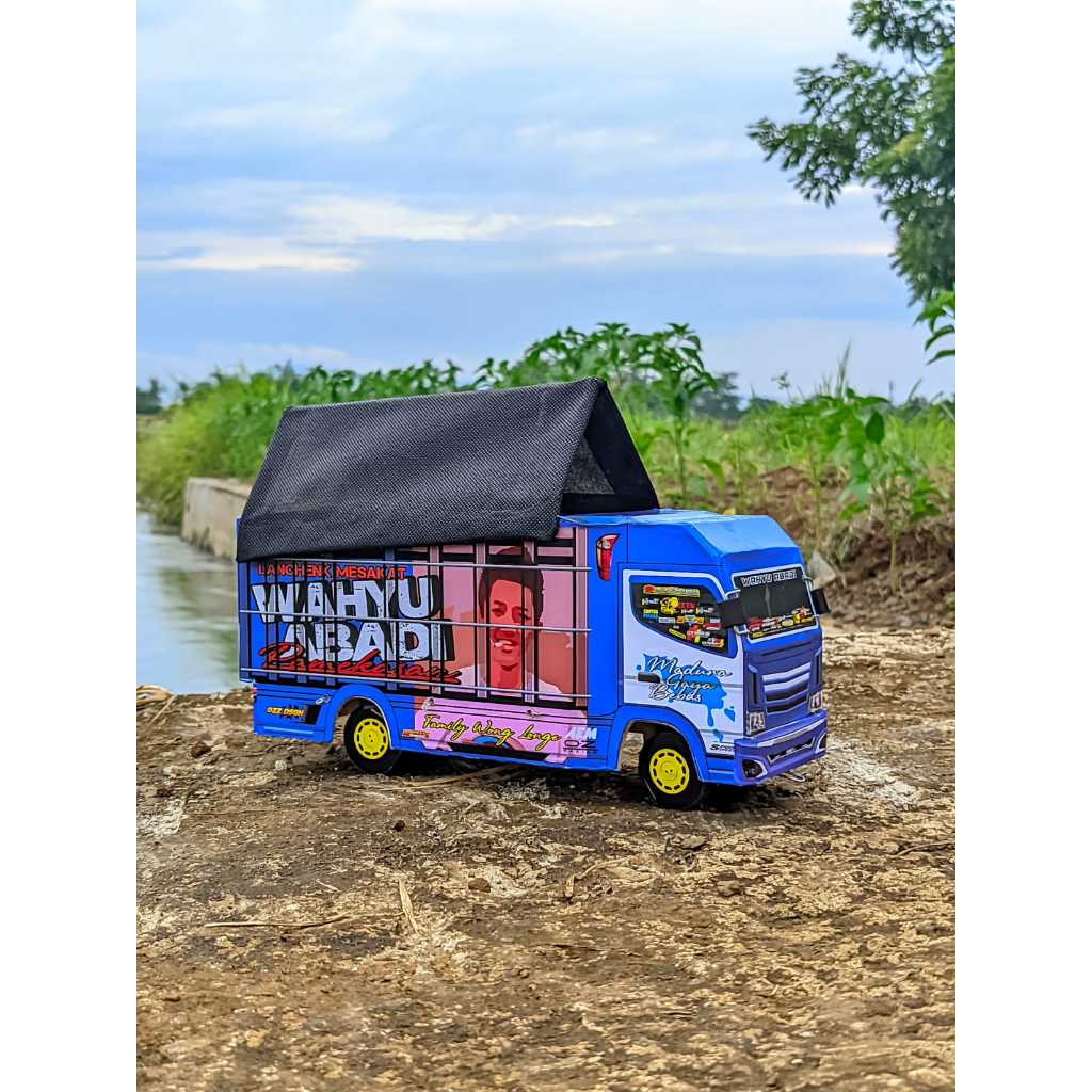 TRUK OLENG WAHYU ABADI / TRUK OLENG WAHYU ABADI 02 VIRAL VARIASI LAMPU DAN TERPAL