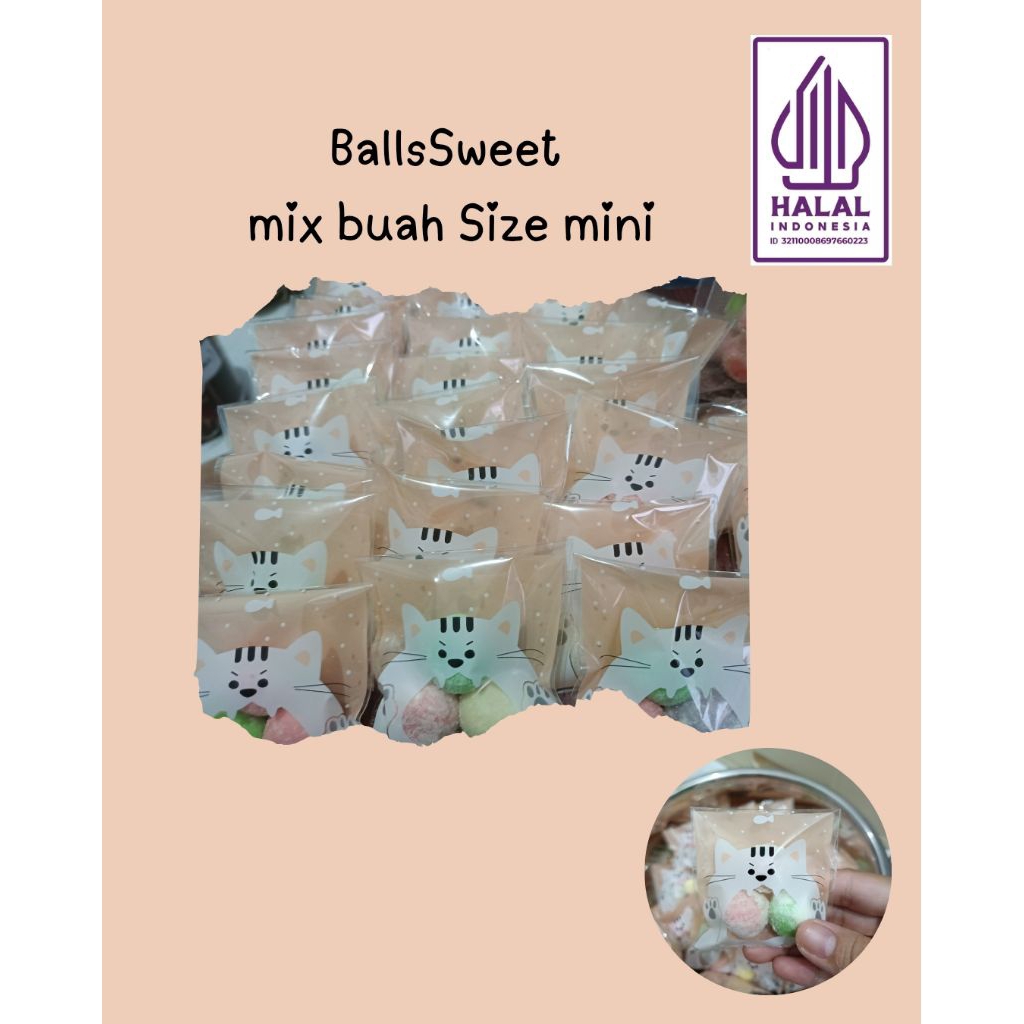 

Ballssweet buah Size cookies