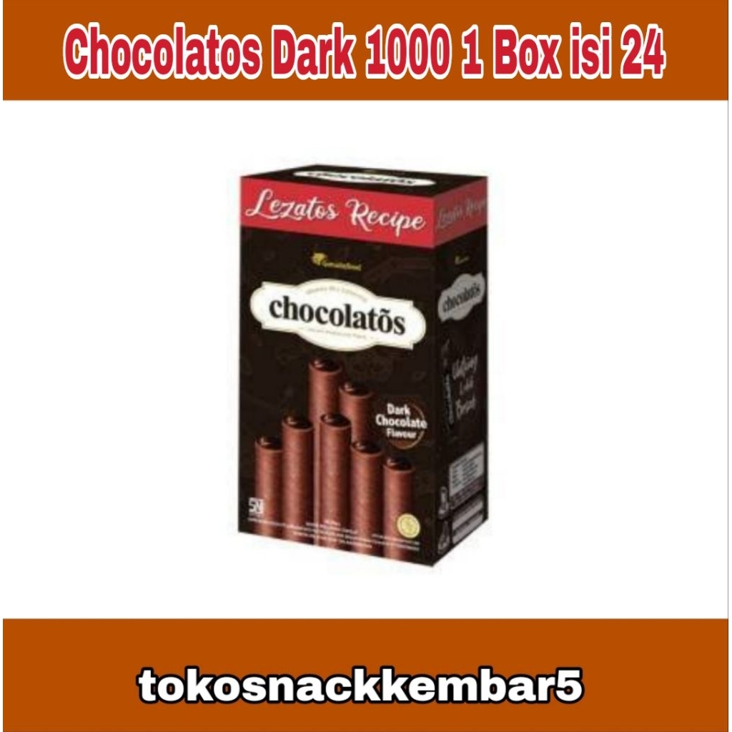 

Chocolatos Dark isi 24pc ECER 1000