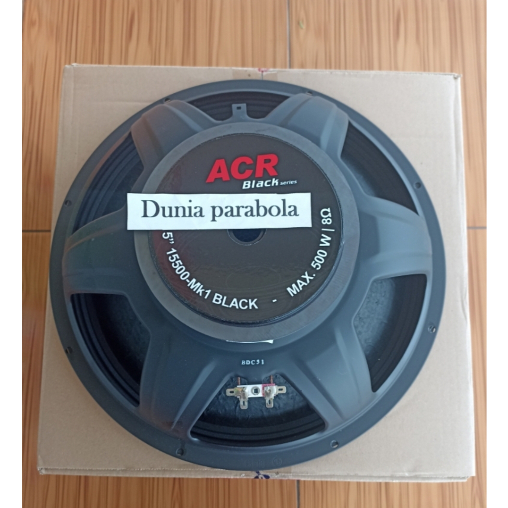 SPEAKER ACR 15 INCH 15500 MK-1 BLACK 500W WOFER / Speaker 15" BETAVO B15-1535 Professional  LOW Freq