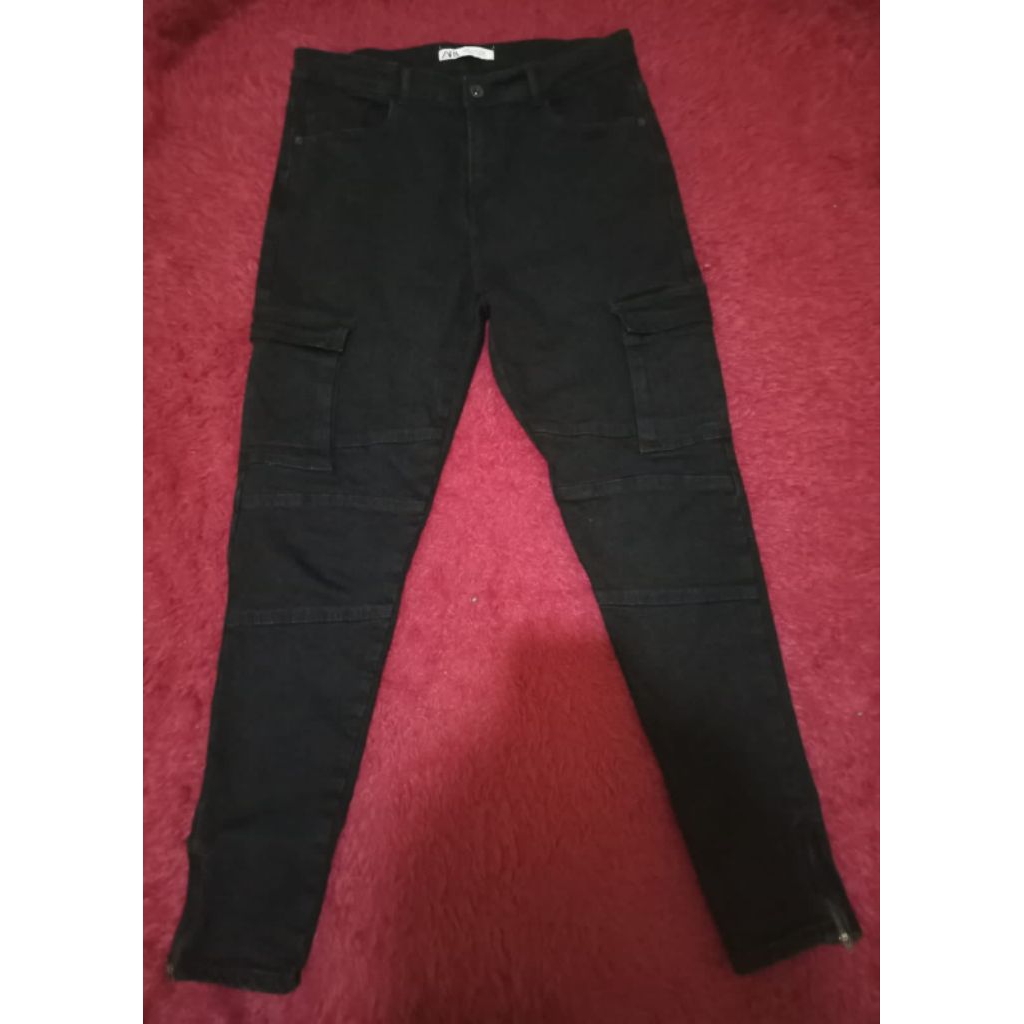 zara man cargo jeans skinny