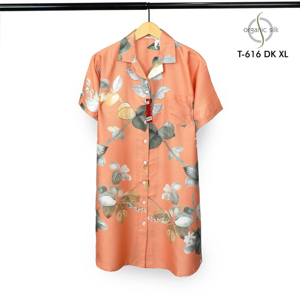 GREET NIGHT WEAR - Daster ORGANIC SILK  XL