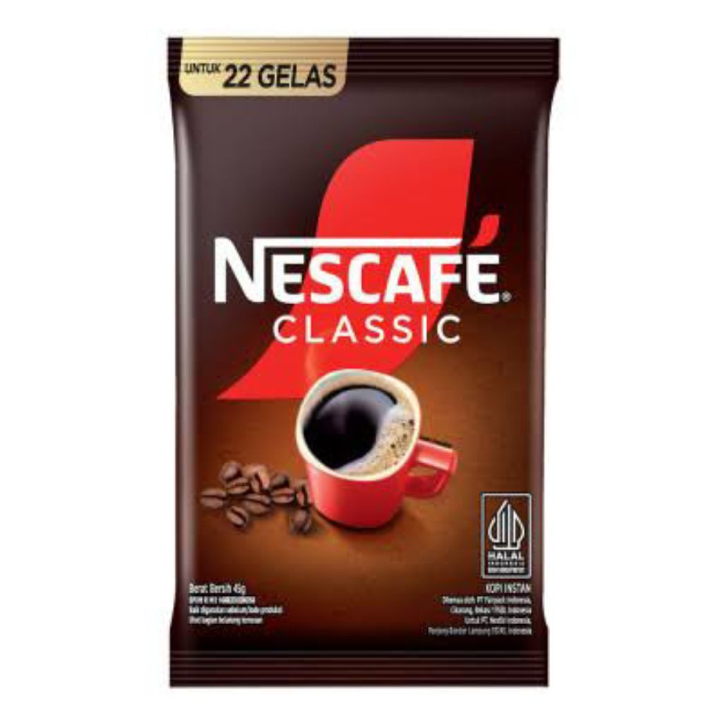 

NESCAFE CLASSIC Kopi murni 45gr