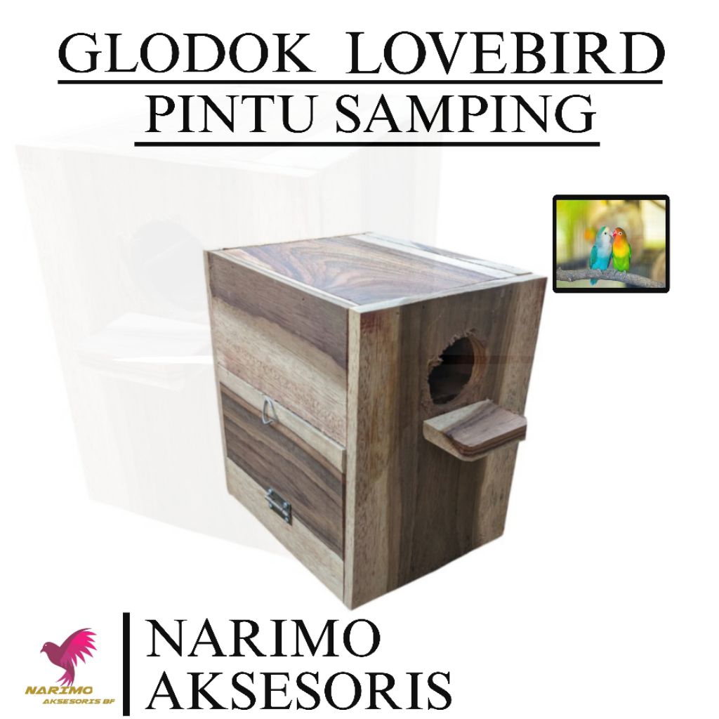 Glodok Lovebird Pintu Samping