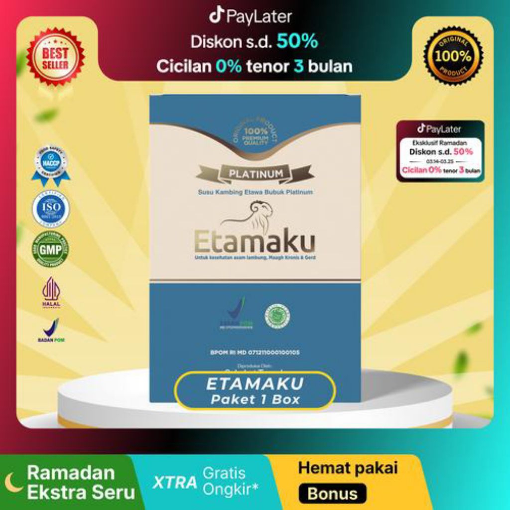 

Etamaku Susu Kambing Etawa 250gram Kebaikan Alami dalam Setiap Tegukan