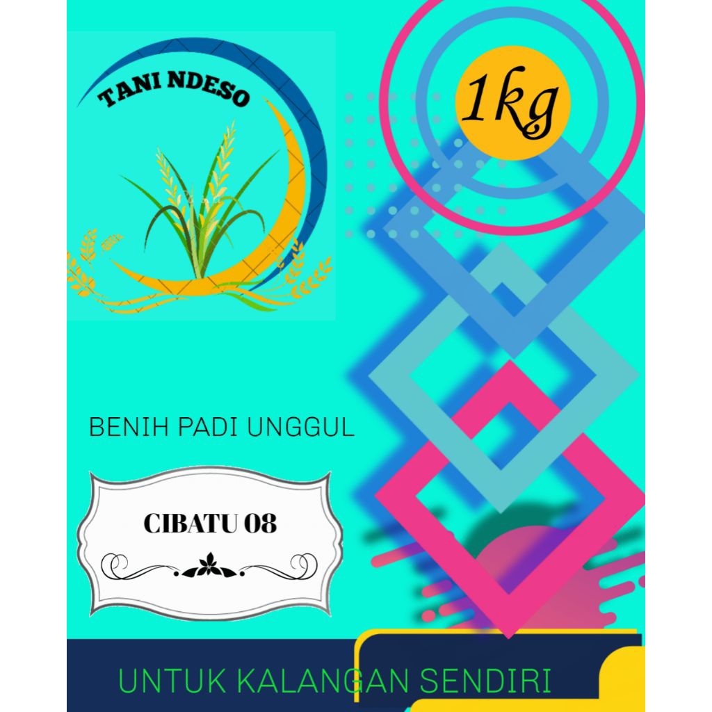 Bibit padi CIBATU 08 kemasan 1kg