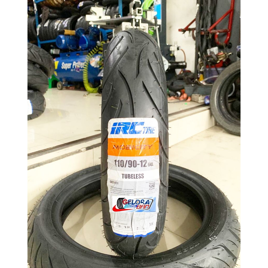 Ban Irc Sct001 110/90-12 Tubeless Ban Matic ascoopy freego ban montor ring 12 ban irc 110/90-12 ban 