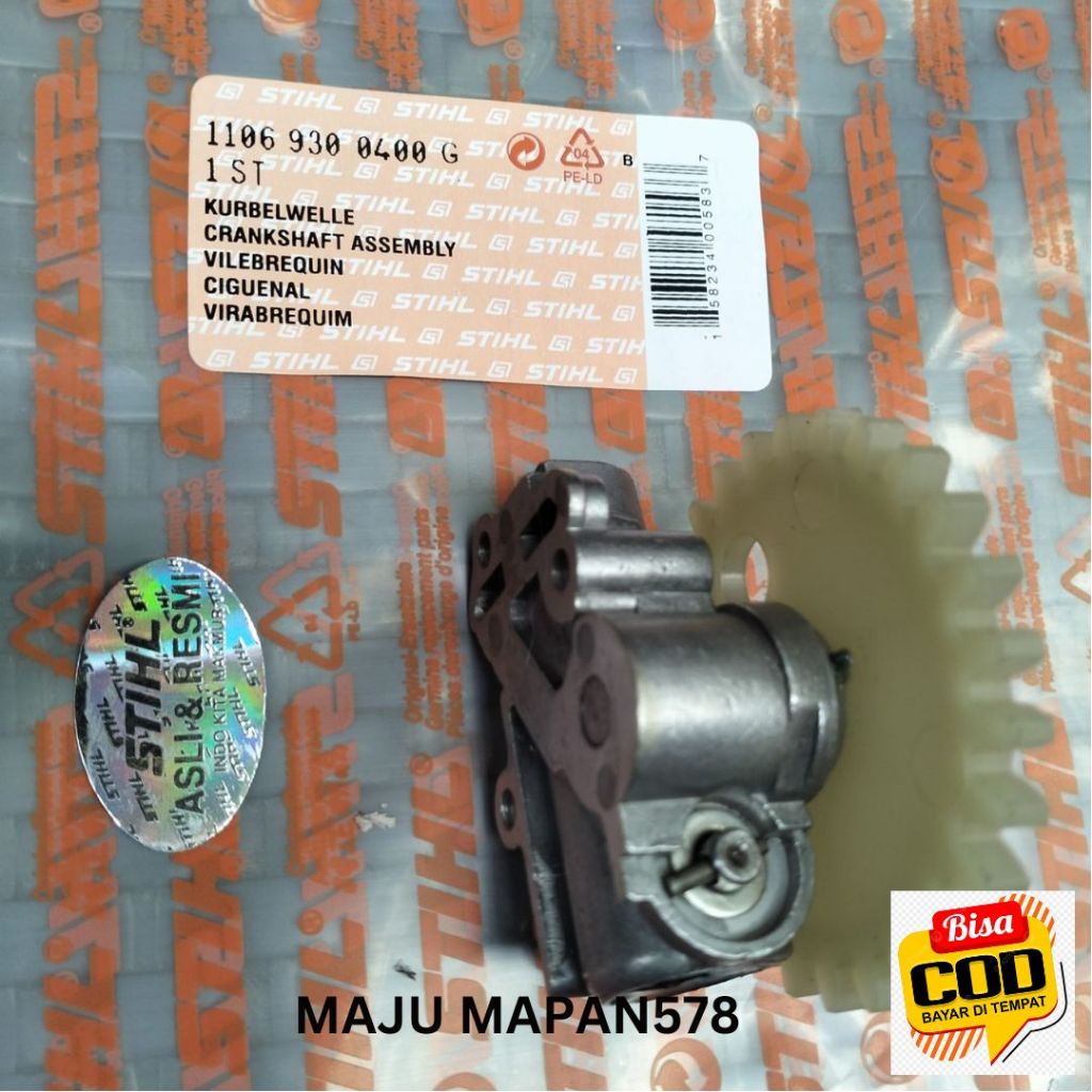 pompa oli chainsaw ms381 sthil senso ms381 pompa oli
