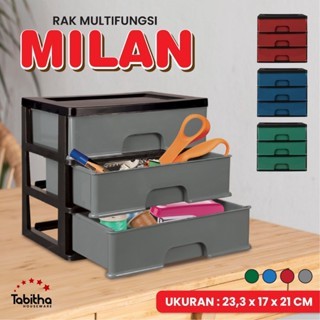 AS Rak multifungsi milan tabitha lemari  3 susun Serbaguna