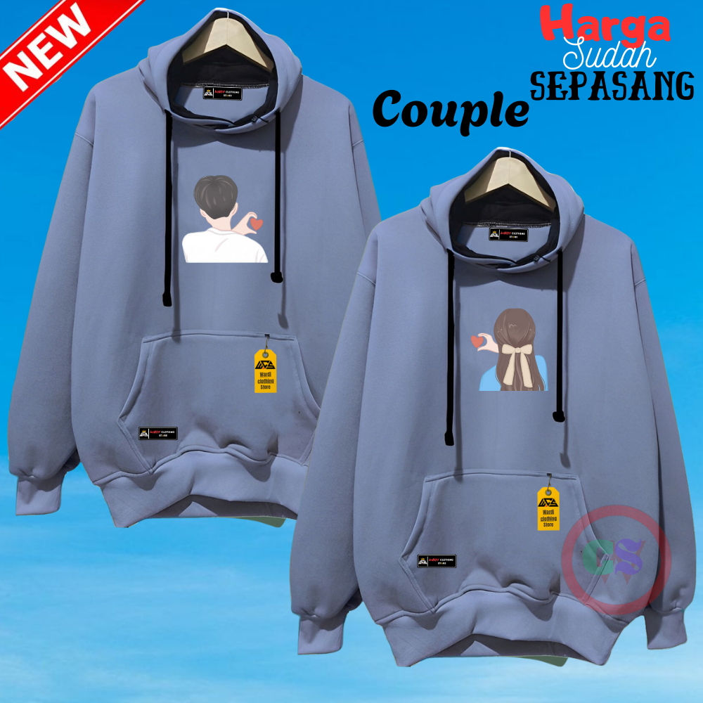 Sweater Couple Pasangan / Switer Hoodie Pasangan Pria Wanita Sweater Couple Cewe Cowo Love