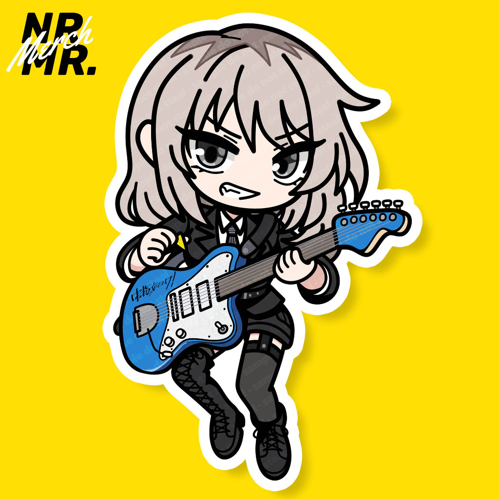 

Kawaragi Momoka Chibi Fanmade Vinyl Sticker Girls Band Cry Togenashi Togeari