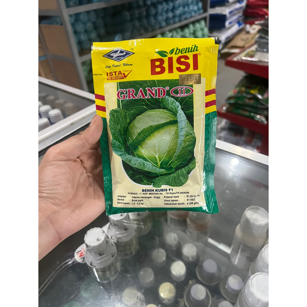 benih kubis grand 11 f1