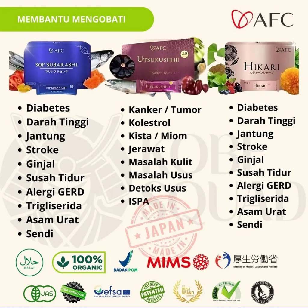 

Promo 7.7 2 BOX SOP Subarashi Utsukushhii Gold Hikari - Diabetes Stroke Maag Jantung Gagal Ginjal