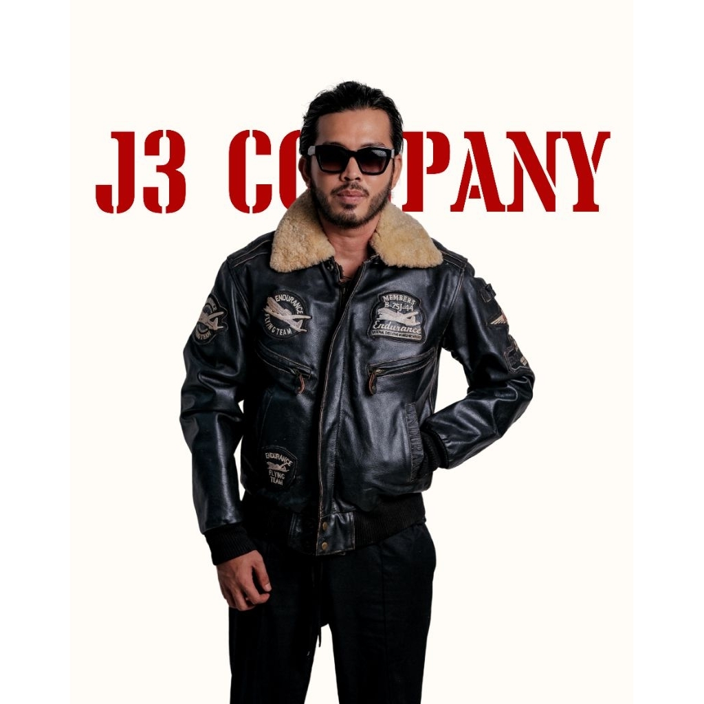 Flight Jacket Type A2 Leather Cowhide Original Authentic