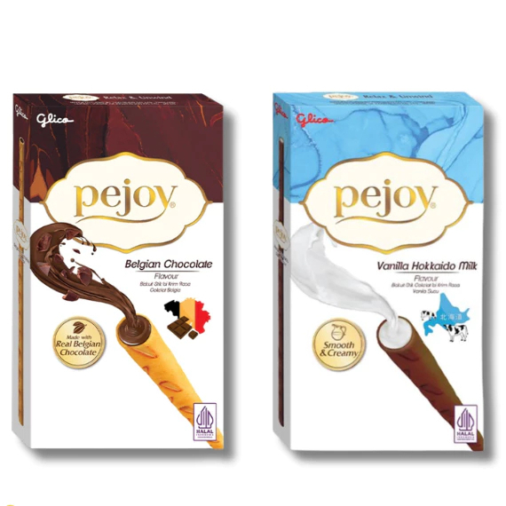 

[Exp Mar 26] [Belanja 25.000 Baru Diproses] Glico Pejoy Rasa Belgian Chocolate dan Vanilla Hokkaido Milk 30gr