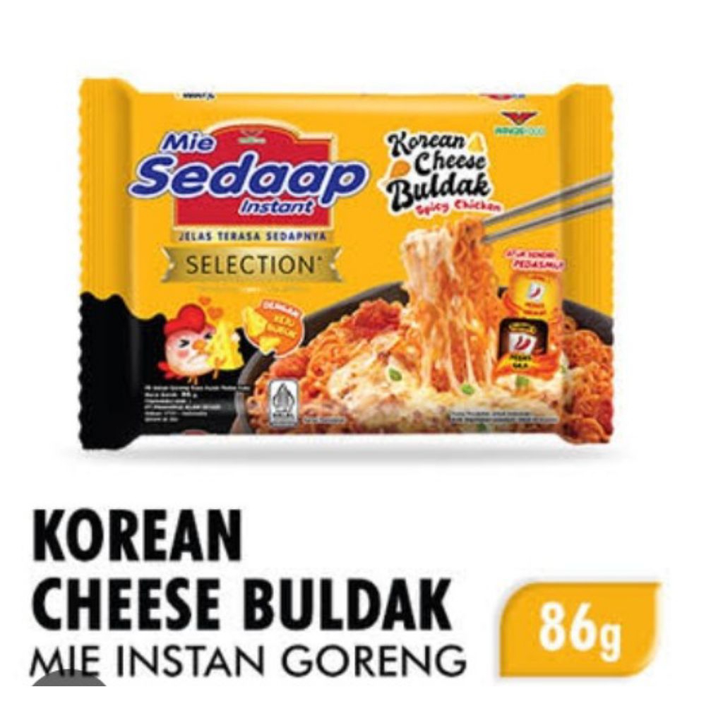 

MIE SEDAAP CHEESE BULDAG SPICY CHICKEN (1 PCS)