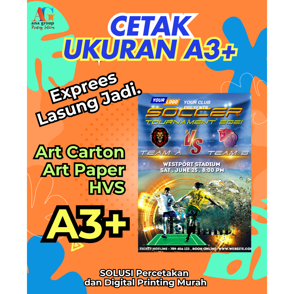 

TERMURAH | Print A3+ | Cetak A3+ | Art Carton | Art Paper | HVS | EXPRESS Sehari Jadi