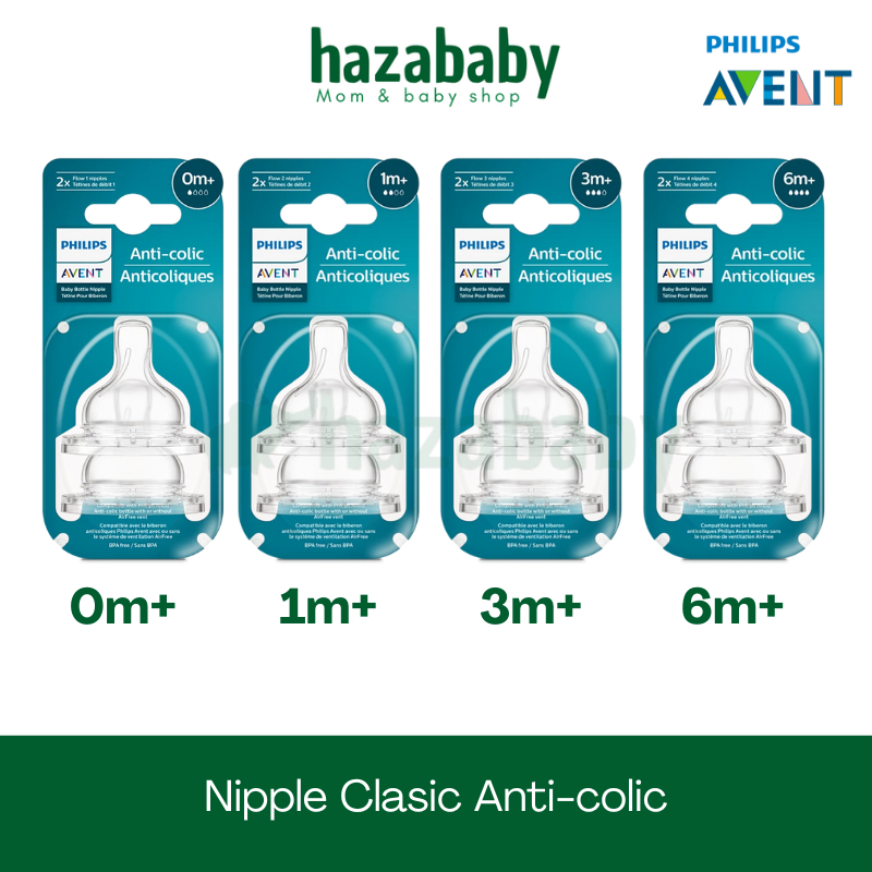Philips Avent Dot Nipple Classic / Avent Dot Botol Susu Clasik