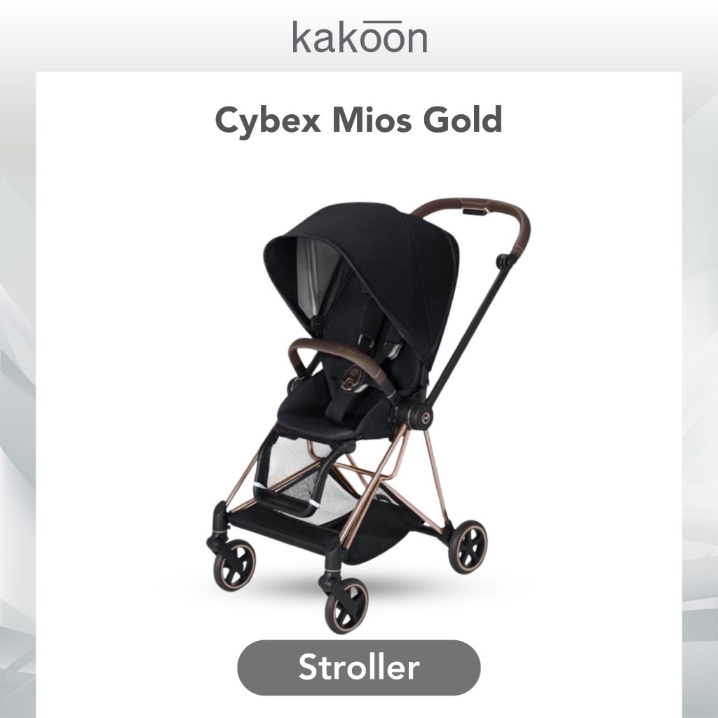 CYBEX STROLLER MIOS PREMIUM BLACK ROSE GOLD